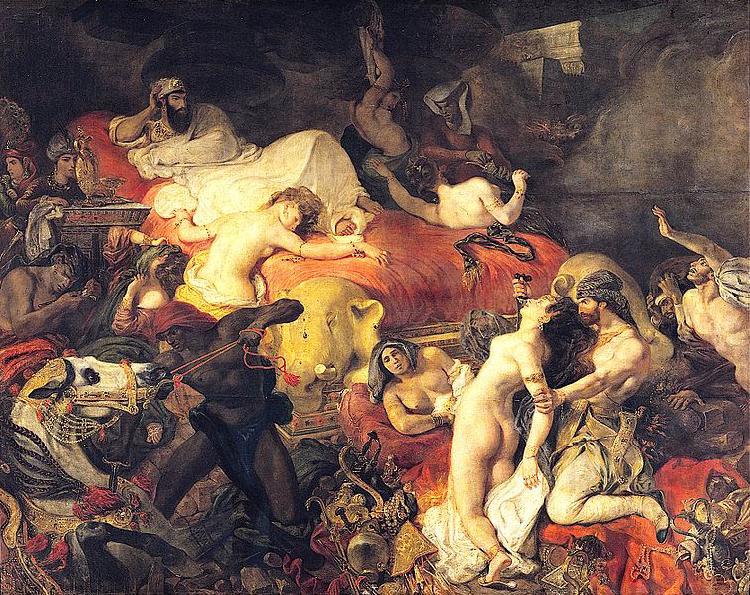 Eugene Delacroix La Mort de Sardanapale oil painting image